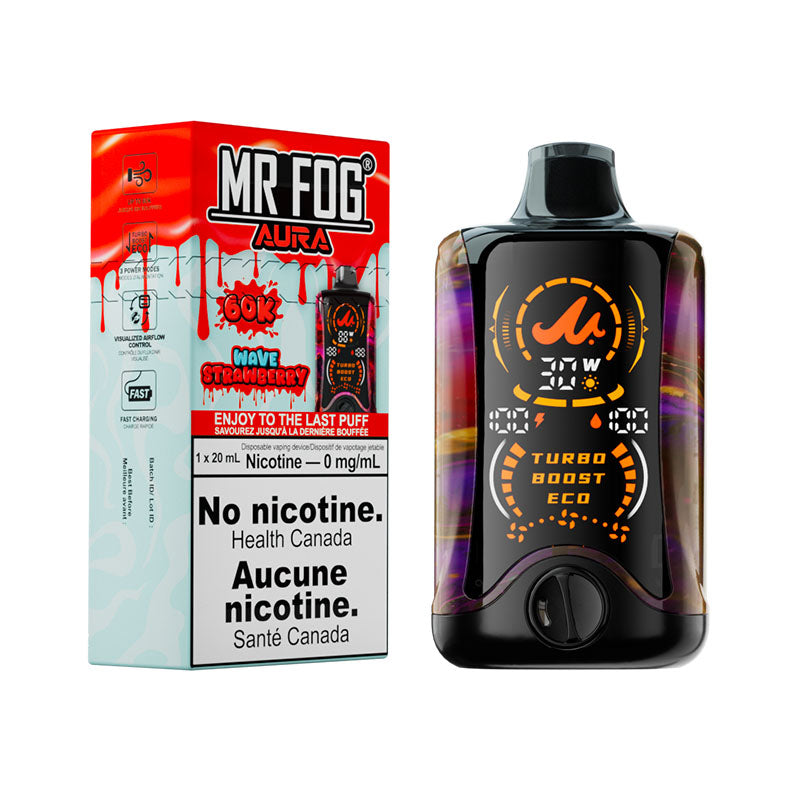 How Long Do You Charge A Mr Fog Mr Fog AURA - Wave Strawberry | Disposable Vape How Long Do You Charge A Mr Fog Mr Fog AURA - Wave Strawberry | Disposable Vape