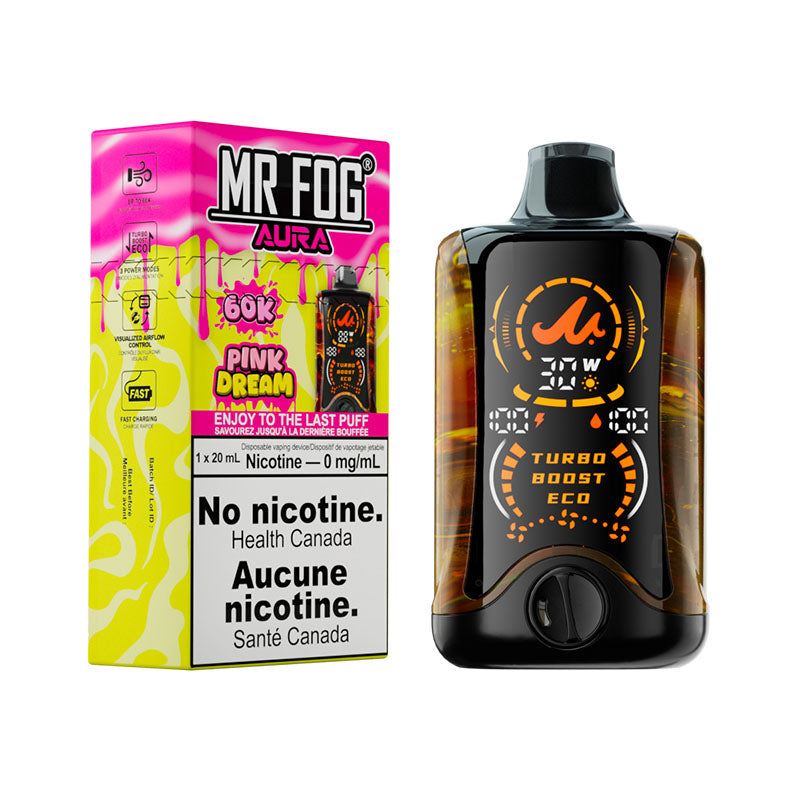 elf bar vape uk Mr Fog AURA - Pink Dream | Disposable Vape
