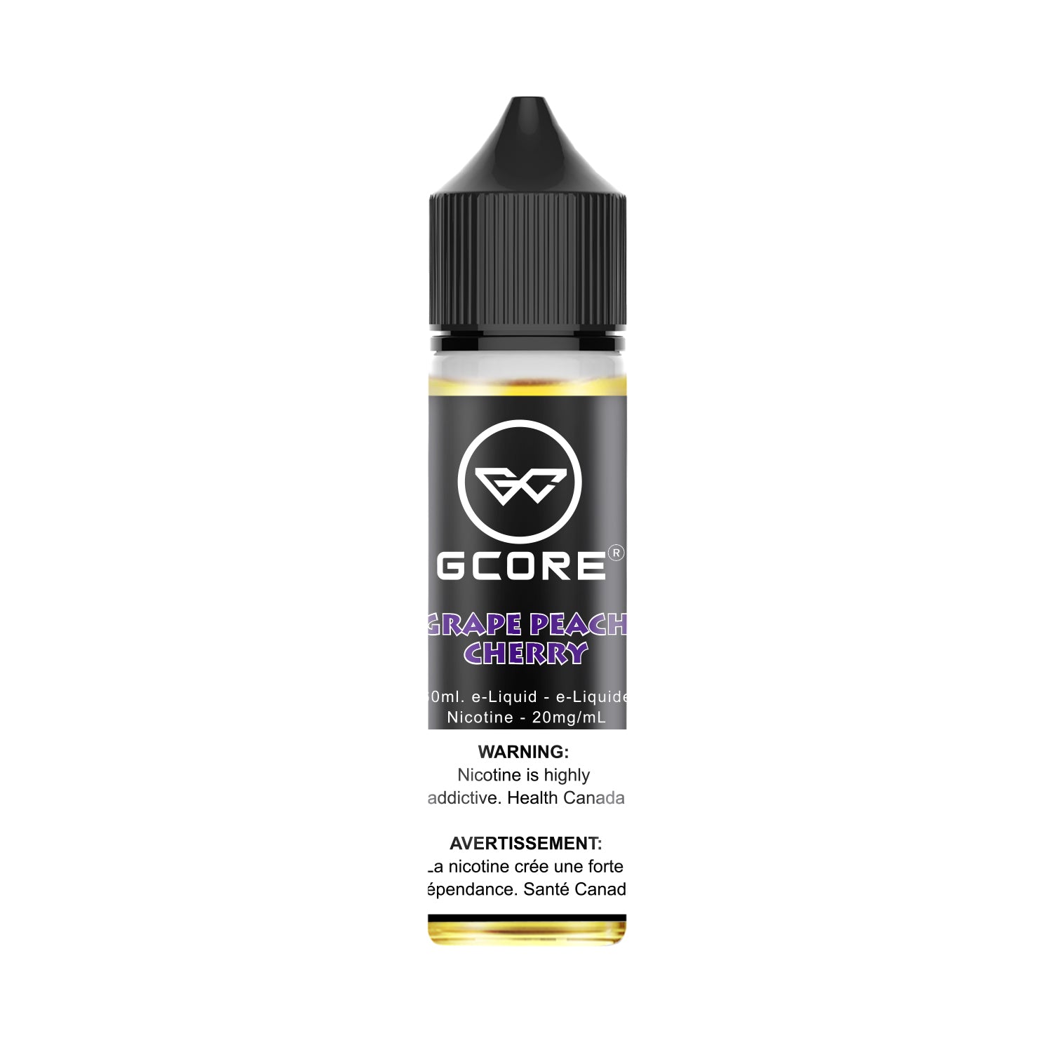 GCORE salts 60mL - Grape Peach Cherry | Nic Salt | Edmonton Vape Shop +  Delivery  Vapour Choice