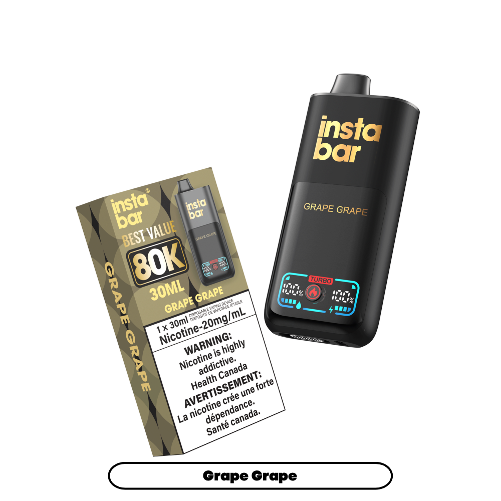 Insta Bar 80K - Grape Grape | Disposable Vape