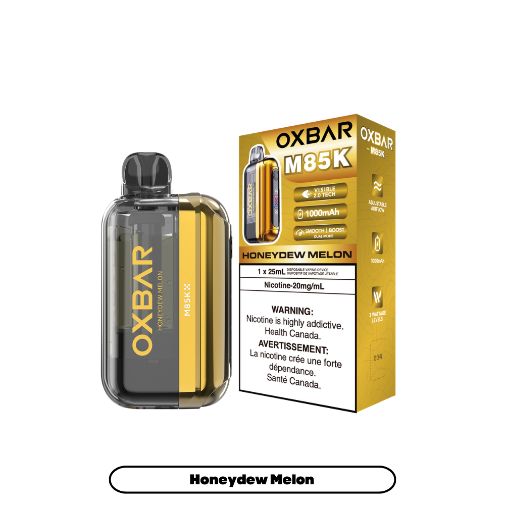 Oxbar M85K - Honeydew Melon | Disposable Vape | Edmonton Vape Shop + Delivery Vapour Choice Oxbar M85K - Honeydew Melon | Disposable Vape | Edmonton Vape Shop + Delivery Vapour Choice