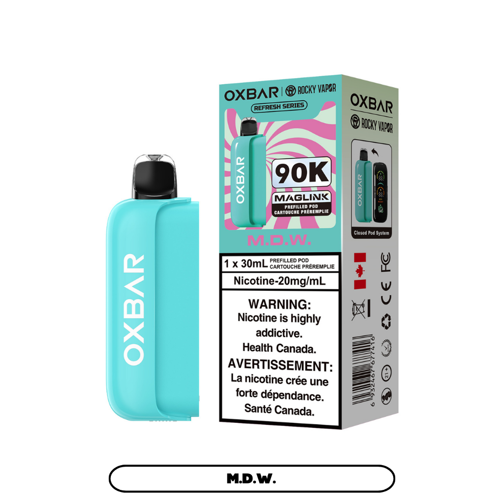 Oxbar Maglink - M.D.W. | Disposable Pods | Edmonton Vape Shop + Delivery   Vapour Choice