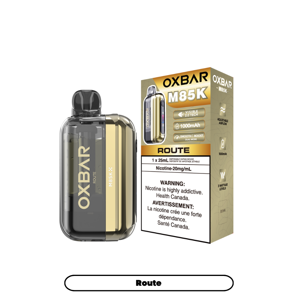 Oxbar M85K - Route | Disposable Vape | Edmonton Vape Shop + Delivery   Vapour Choice
