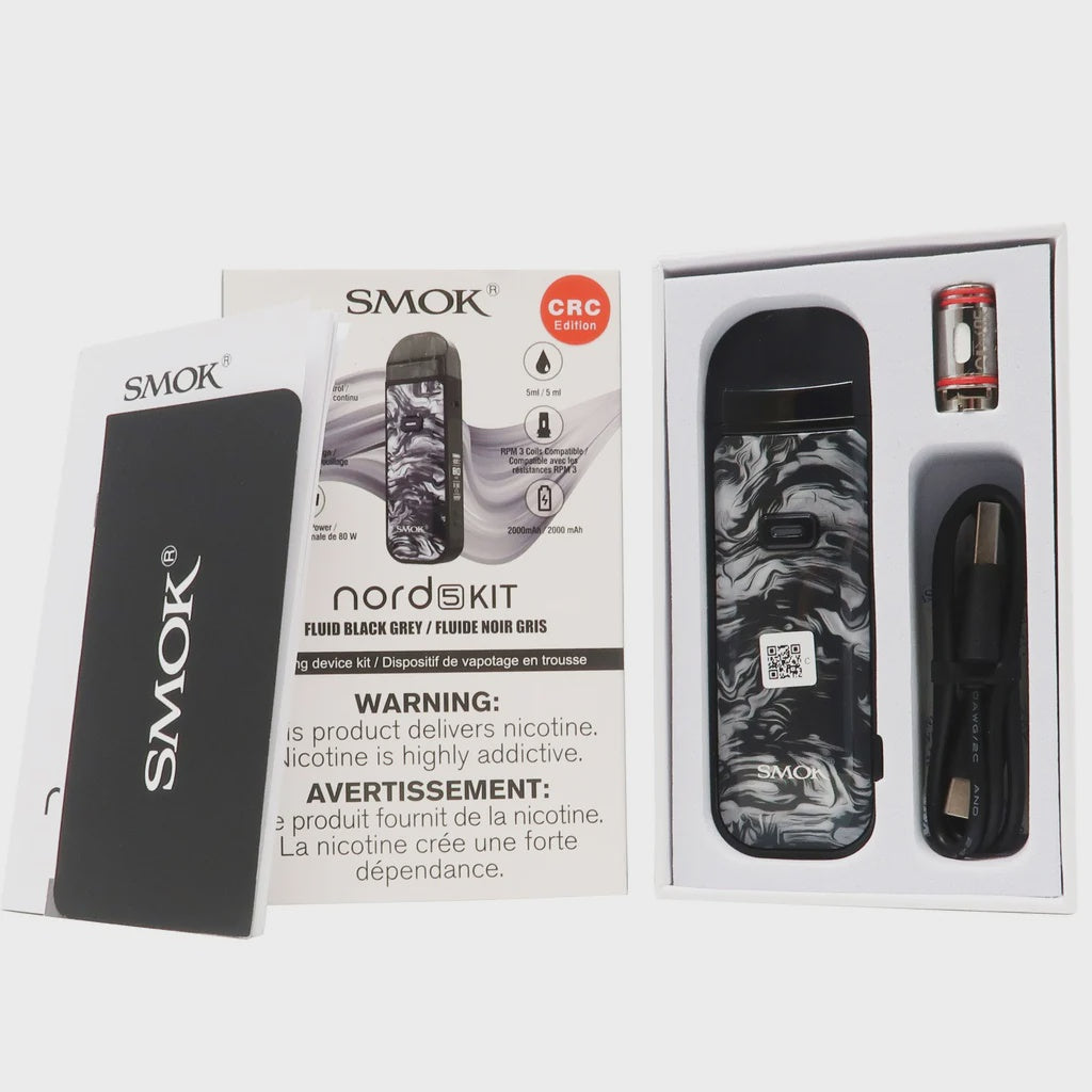 Smok - Nord 5 Kit (CRC) | Replacement Pods | Edmonton Vape Shop + Delivery Vapour Choice Smok - Nord 5 Kit (CRC) | Replacement Pods | Edmonton Vape Shop + Delivery Vapour Choice