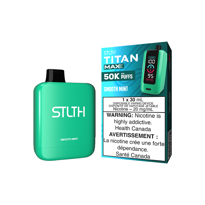 STLTH Titan Max - Smooth Mint | Disposable Vape