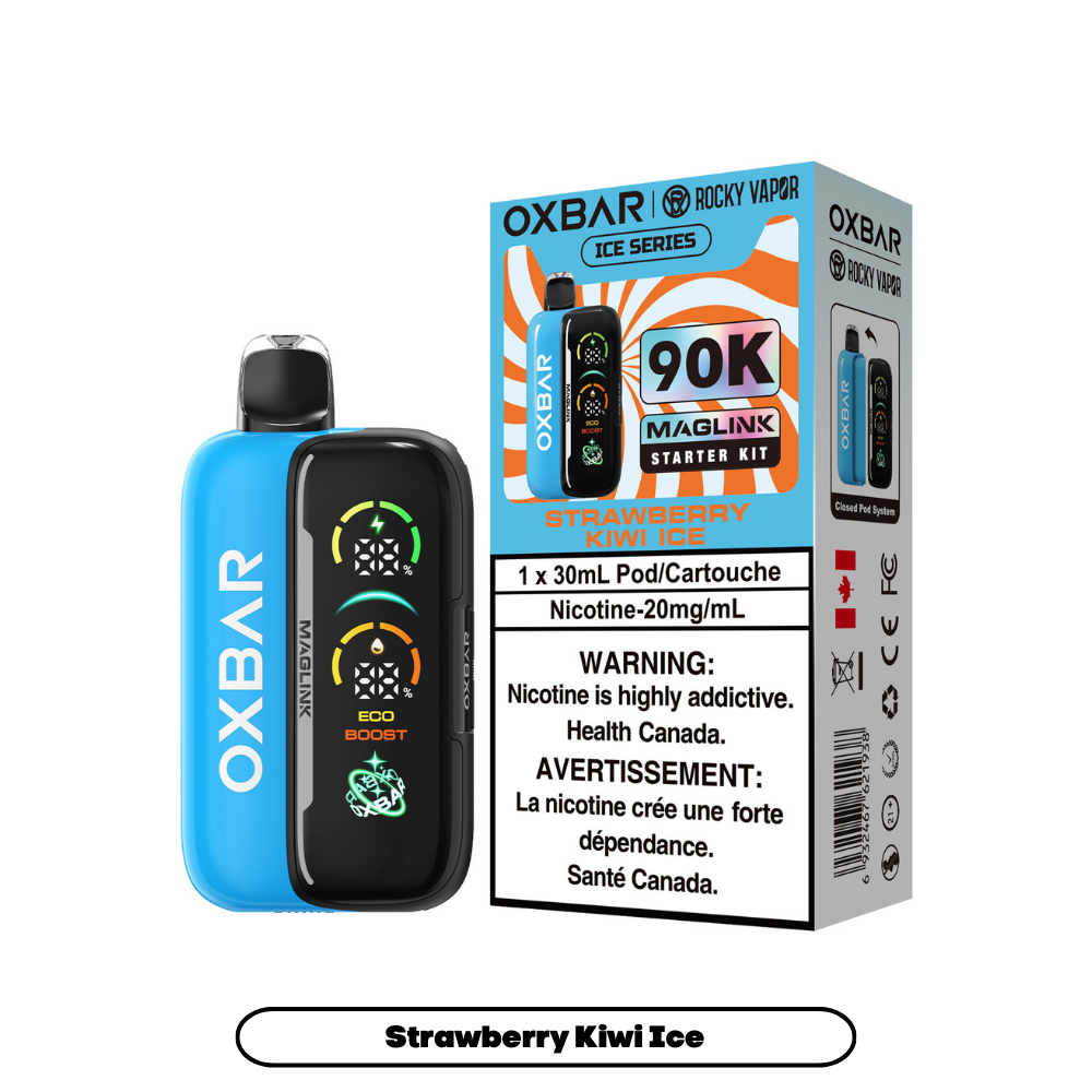 Oxbar Maglink Starter Kit - Strawberry Kiwi Ice | Disposable Pods |  Edmonton Vape Shop + Delivery  Vapour Choice
