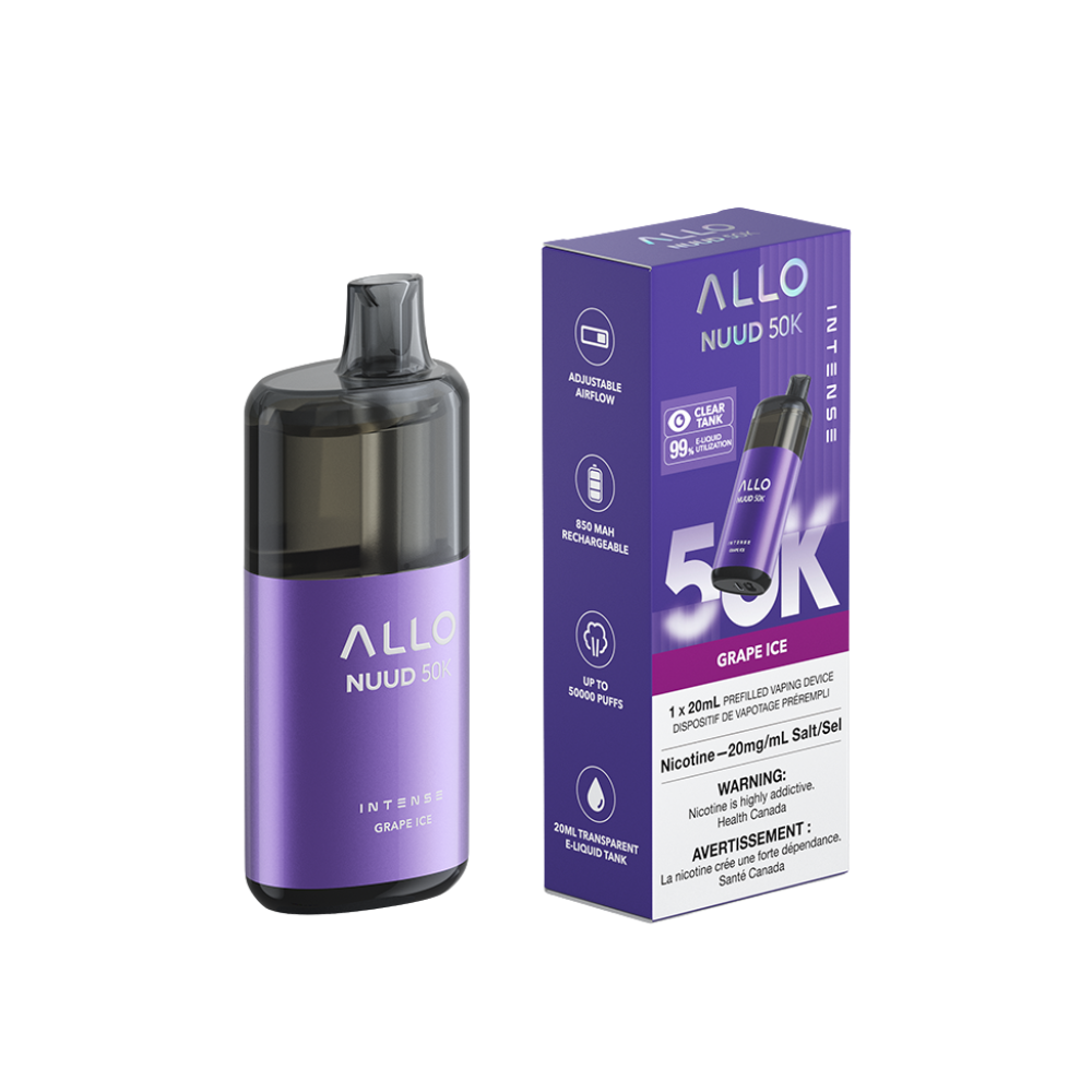 ALLO NUUD 50k Disposable - Grape Ice