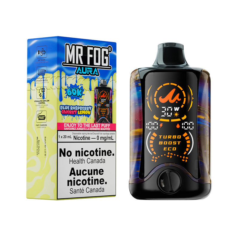 Mr Fog AURA - Blue Raspberry Cherry Lemon