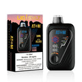 ATOM 99K disposable vape device and packaging in Blueberry Lychee Fusion flavor