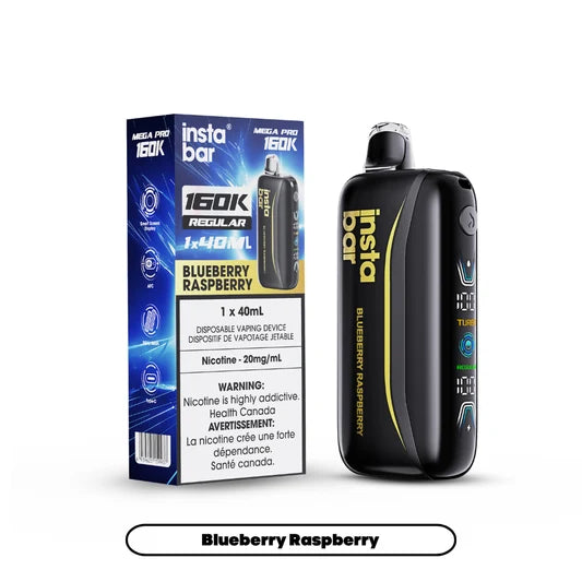 Insta Bar Mega Pro 160K - Blueberry Raspberry
