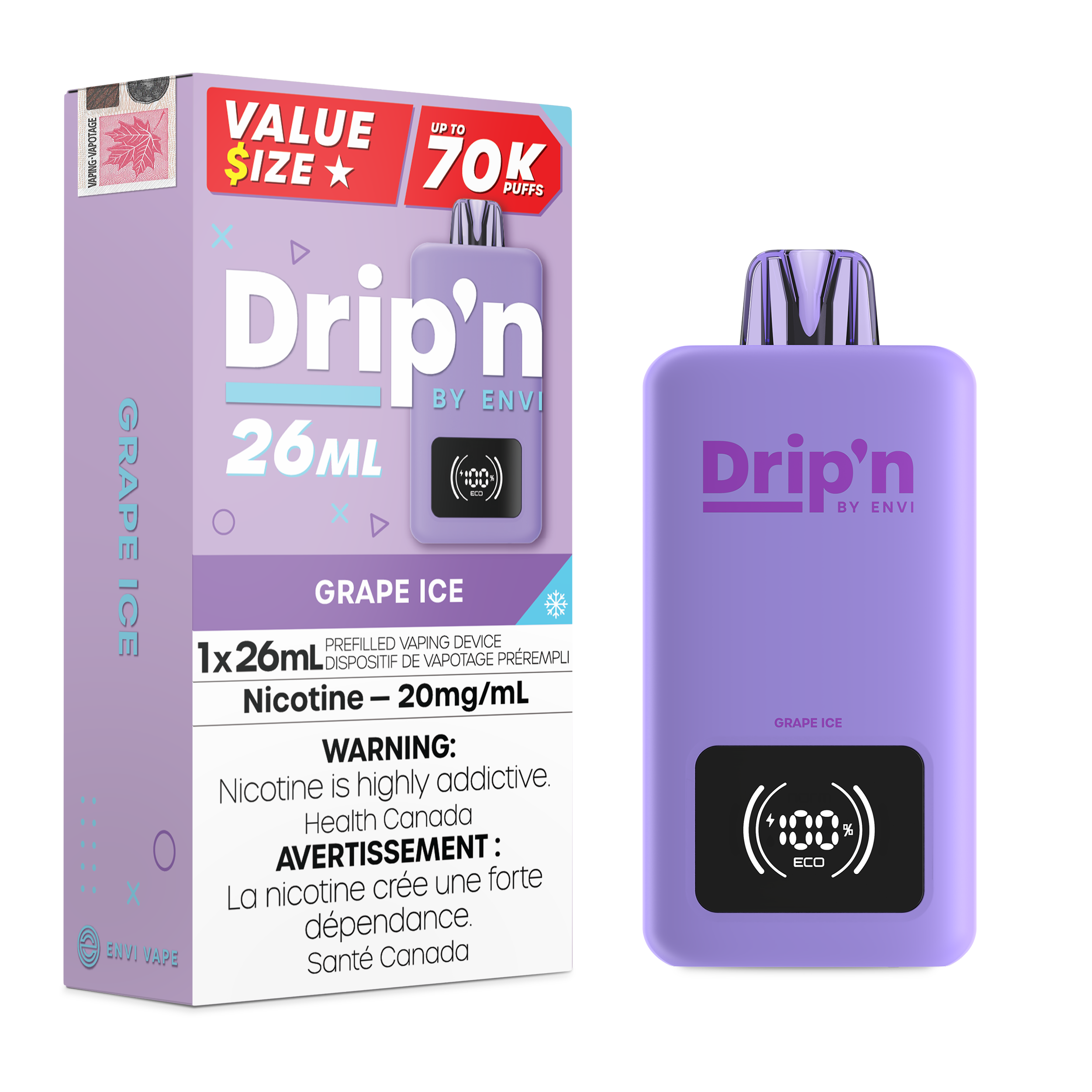 Drip'n 26ML - Grape Ice [AB]