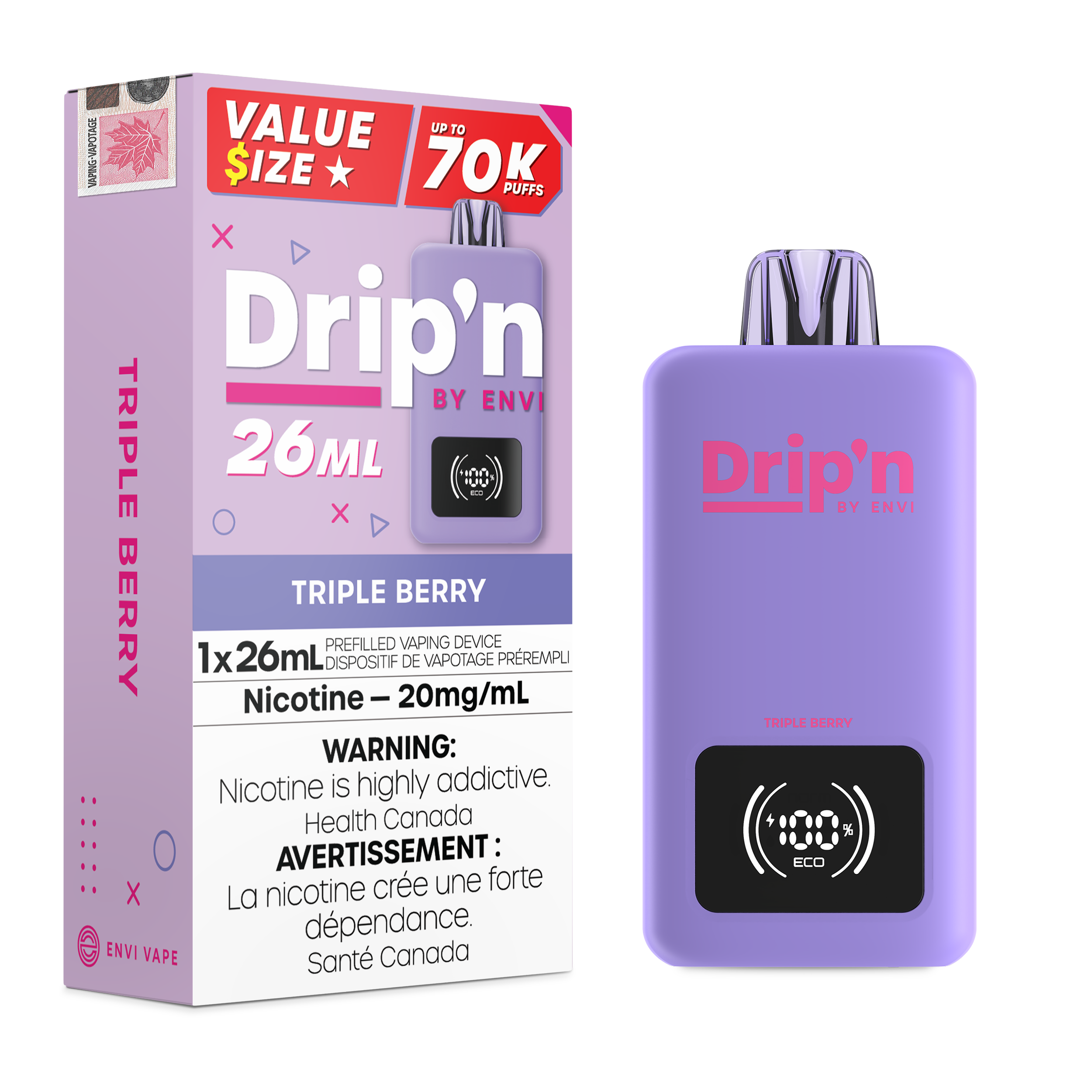 Drip'n 26ML - Triple Berry [AB]