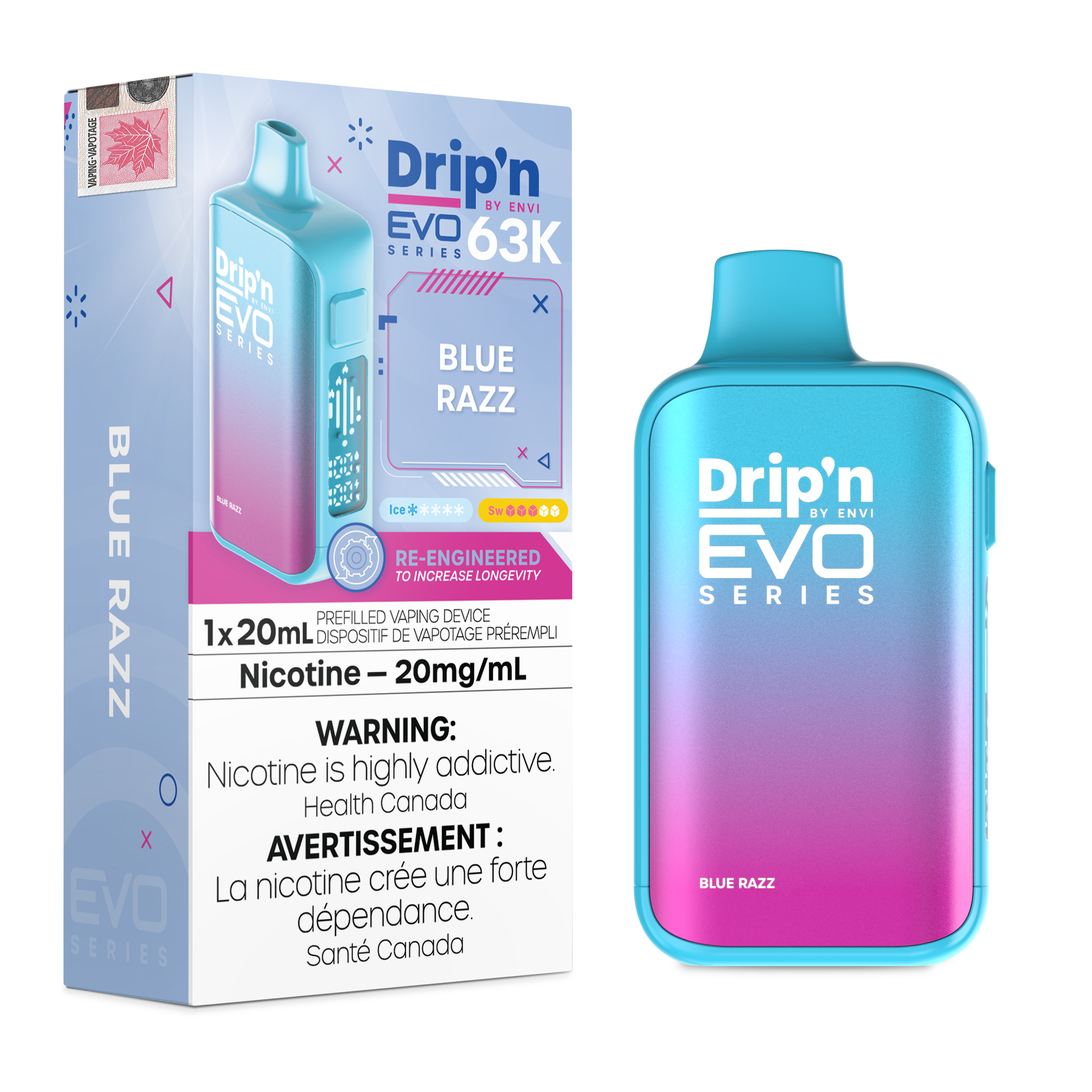 Drip'n EVO 63K - Blue Razz