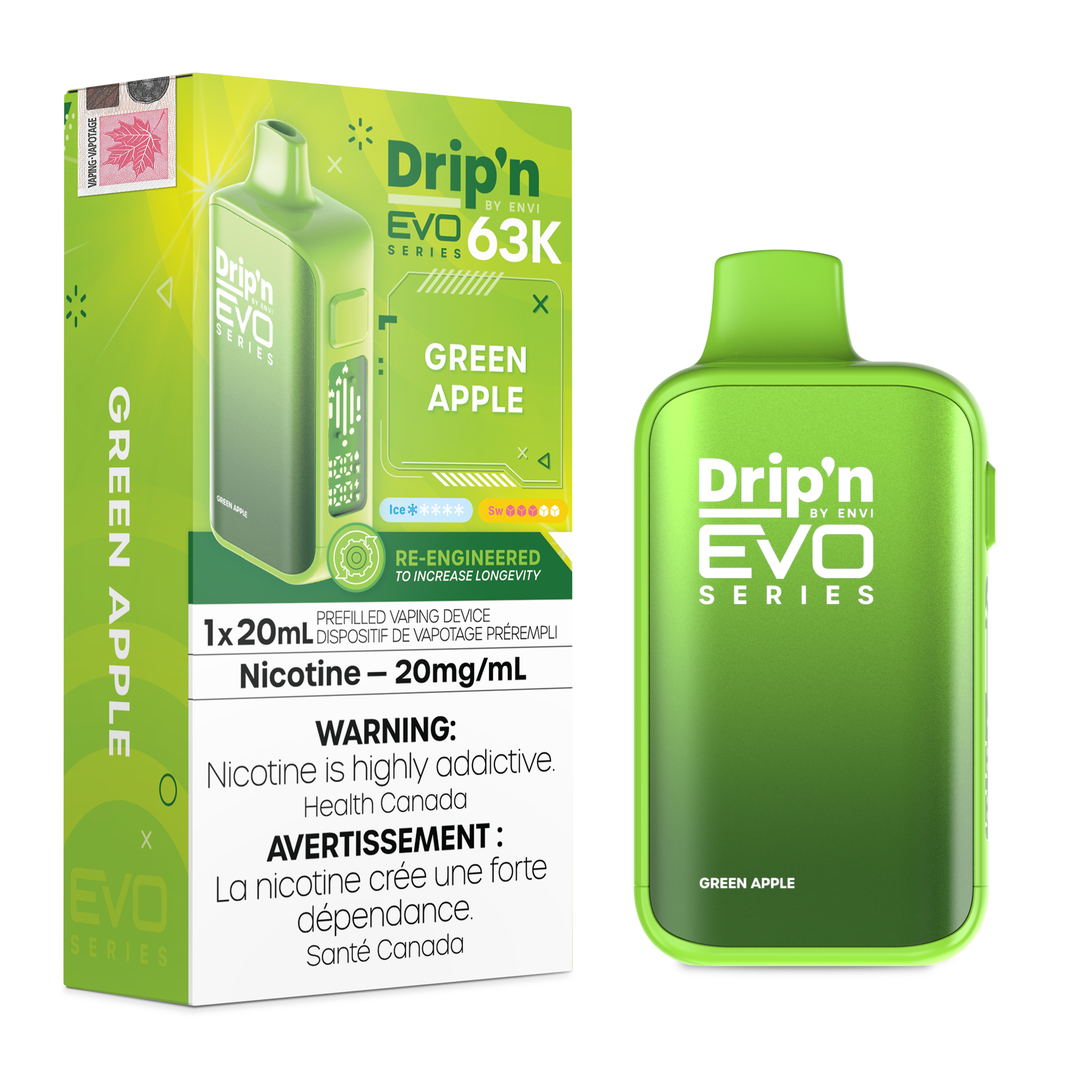 Drip'n EVO 63K - Green Apple