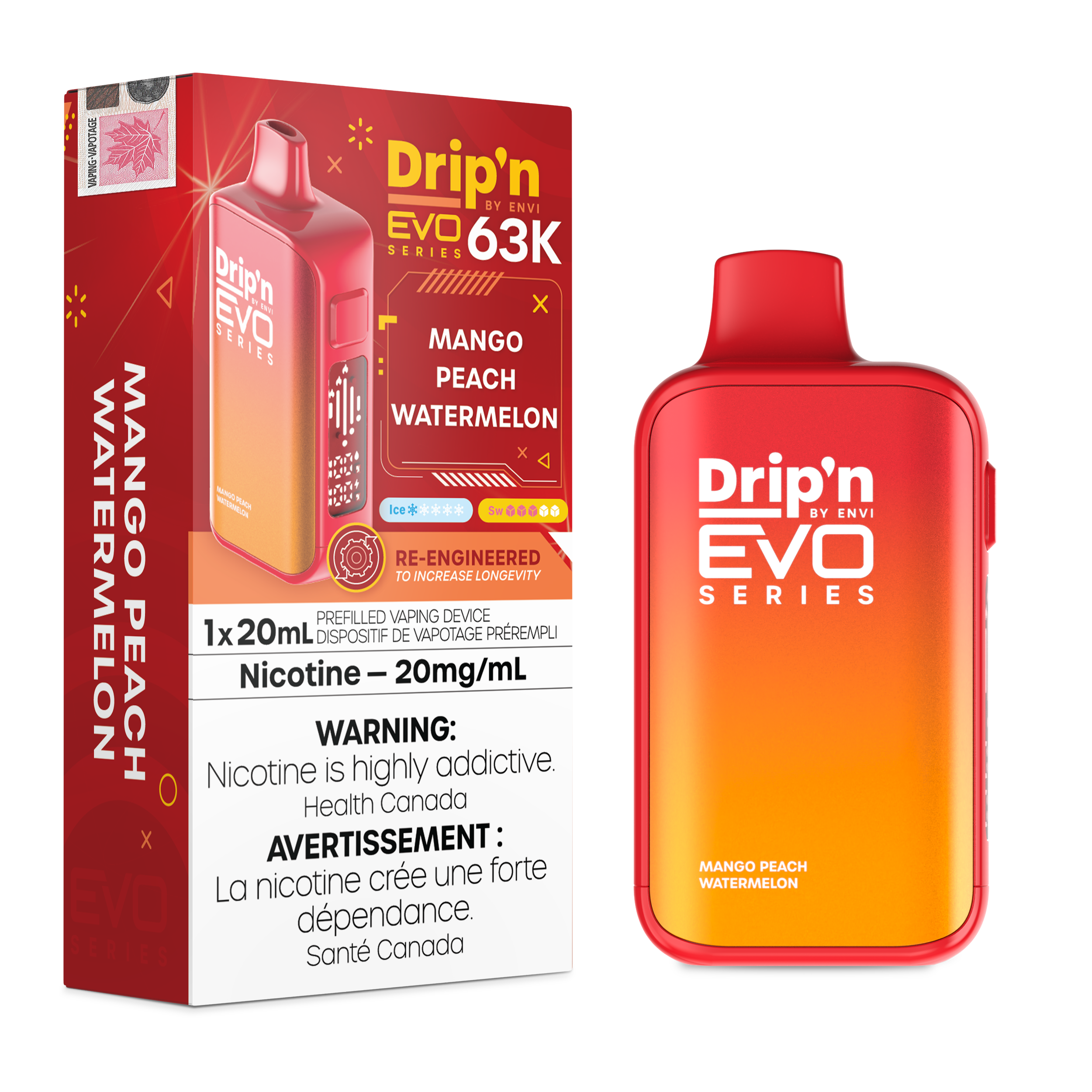 Drip'n EVO 63K - Mango Peach Watermelon