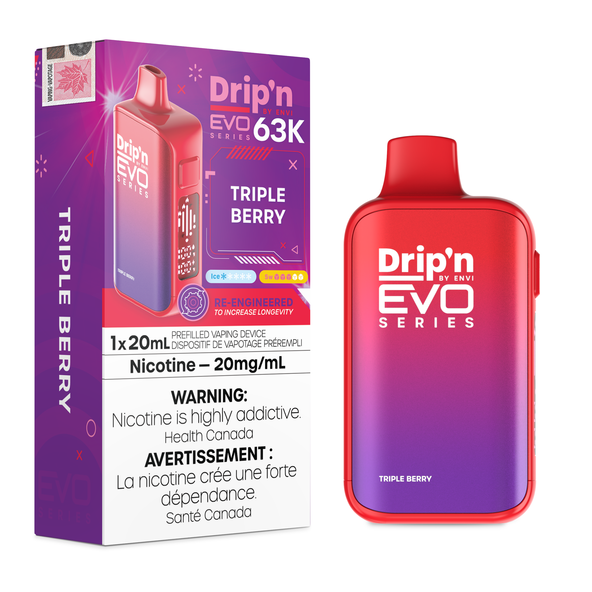 Drip'n EVO 63K - Triple Berry