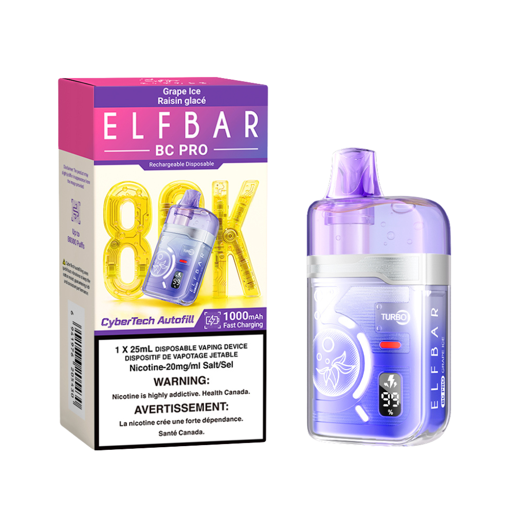 ELFBAR BC Pro Disposable - Grape Ice