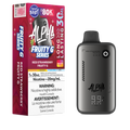 Alpha Fruity G Series vape device and packaging on a white background