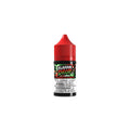 Flavour Drops e-liquid bottle with red cap on a white background