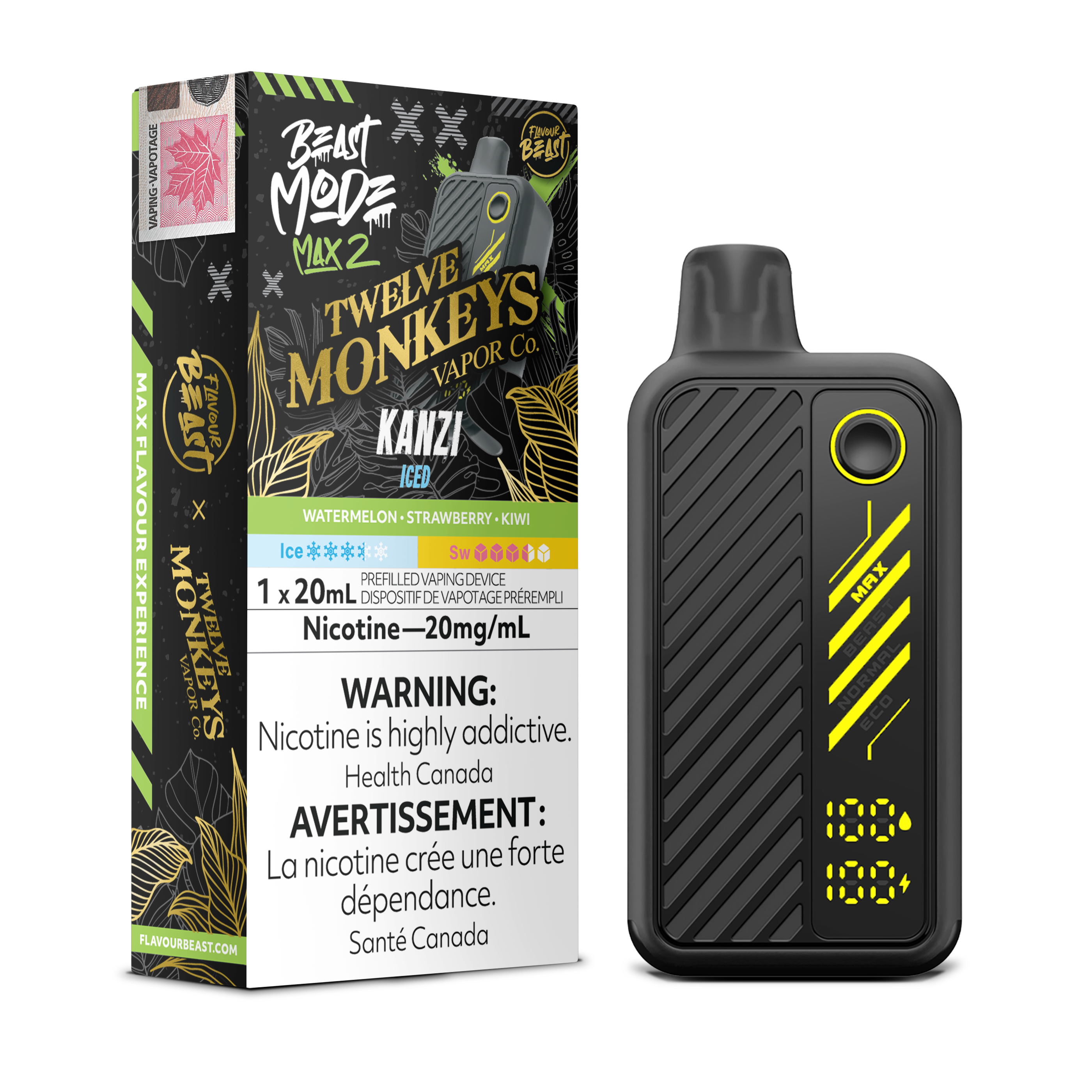 Flavour Beast Beast Mode Max 2 - Kanzi Iced