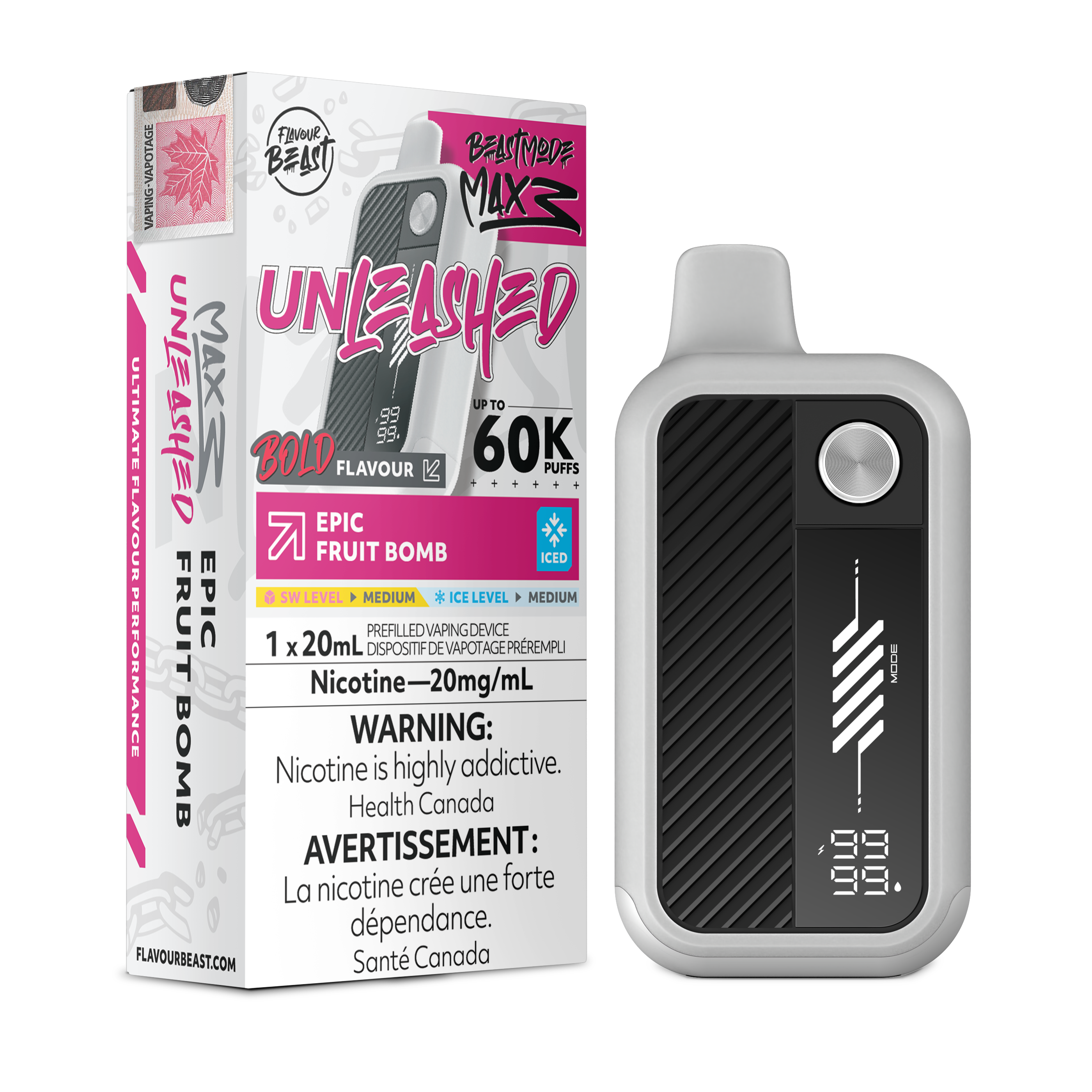 Flavour Beast Beast Mode Max 3 - Epic Fruit Bomb Iced