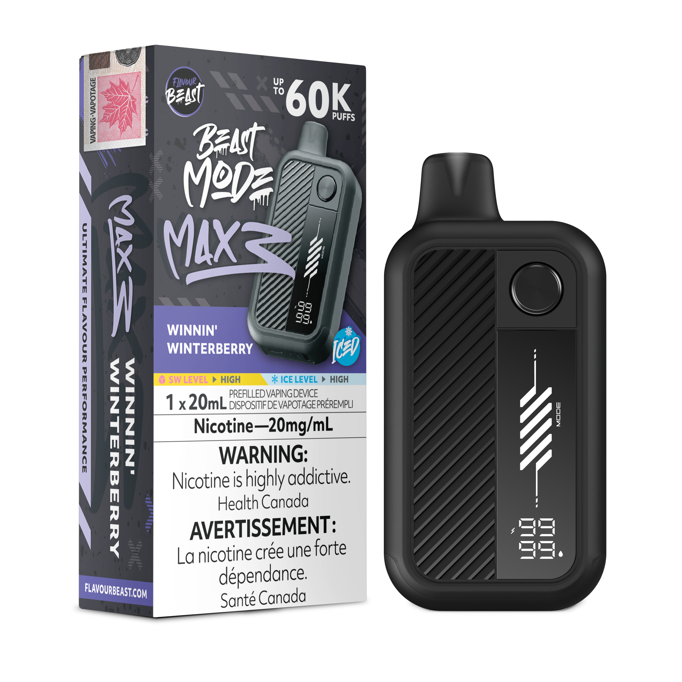 Flavour Beast Beast Mode Max 3 - Winnin' Winterberry Iced