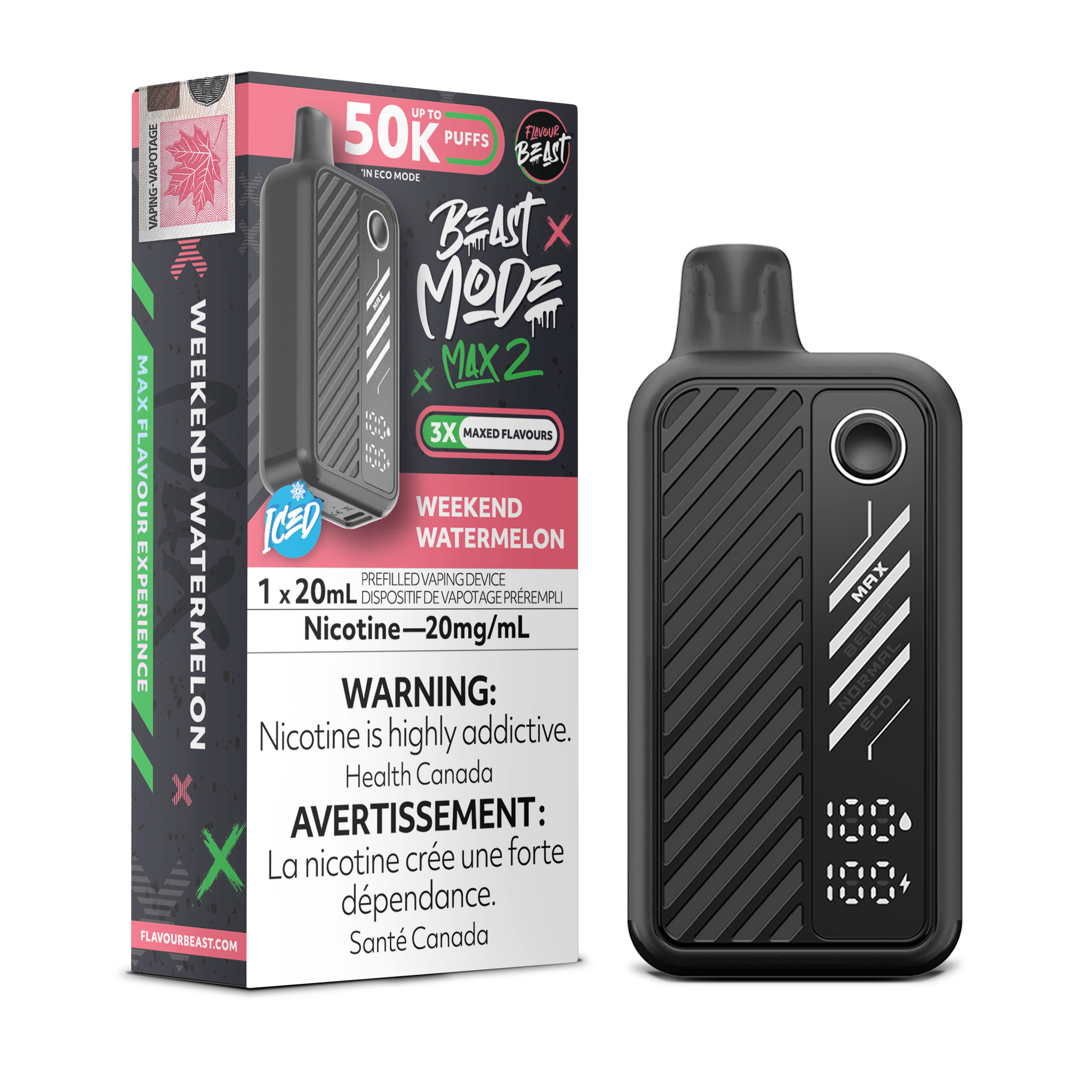 Flavour Beast Beast Mode Max 2 - Weekend Watermelon