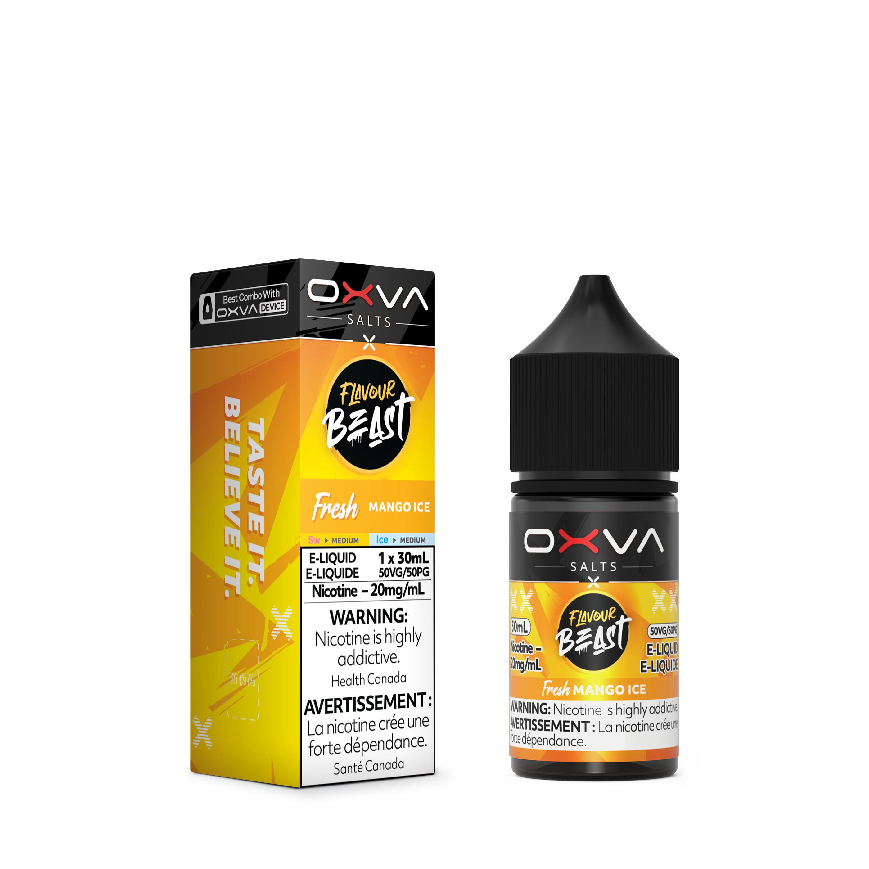 Flavour Beast x OXVA E-Liquid - Mango Ice