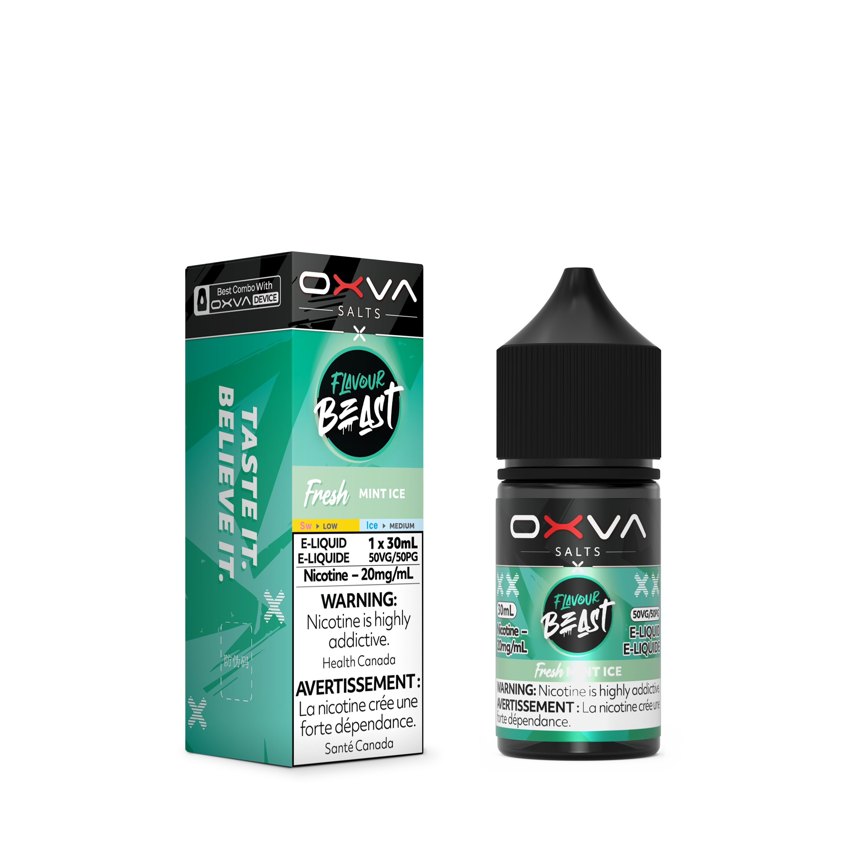 Flavour Beast x OXVA E-Liquid - Mint Ice