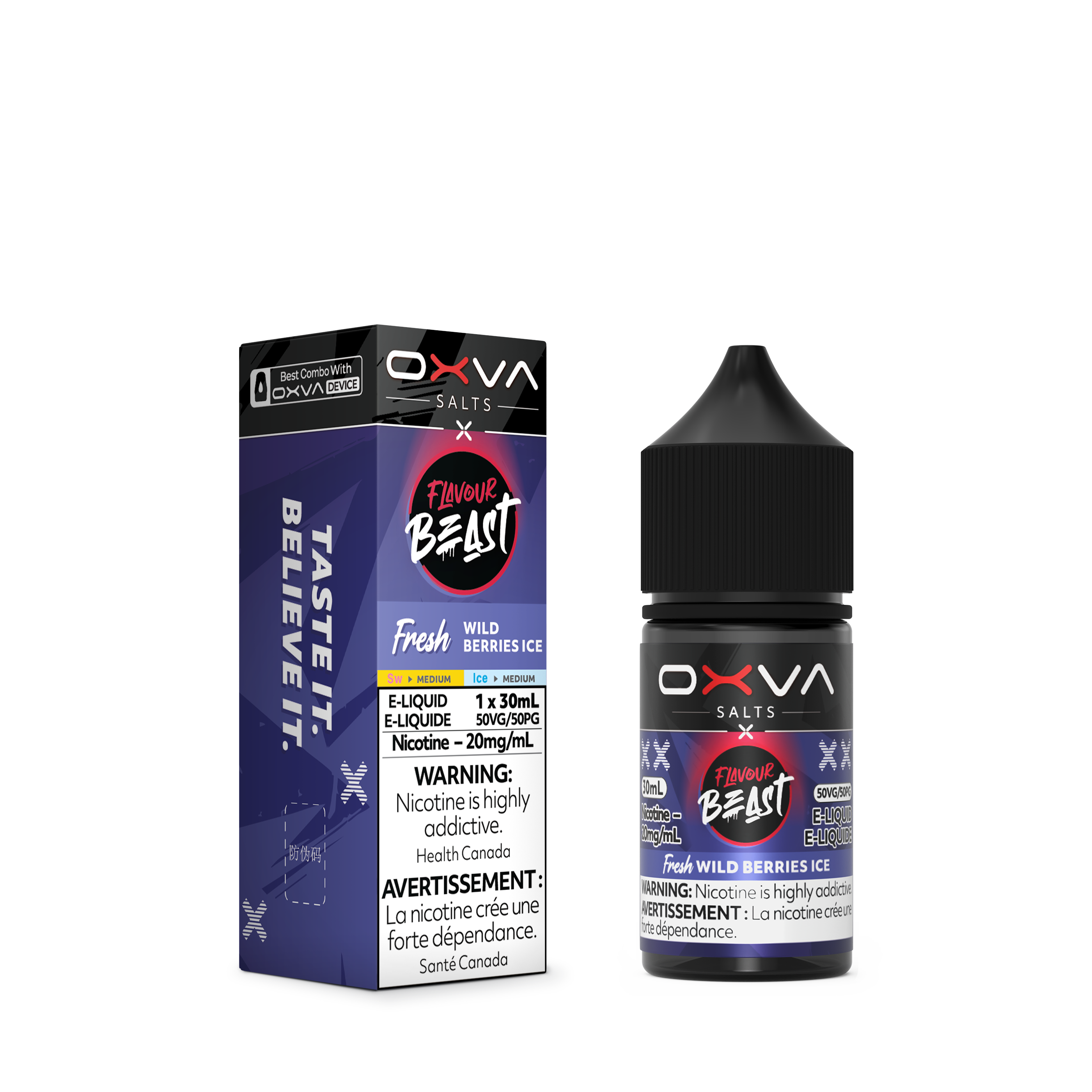 Flavour Beast x OXVA E-Liquid - Wild Berries Ice