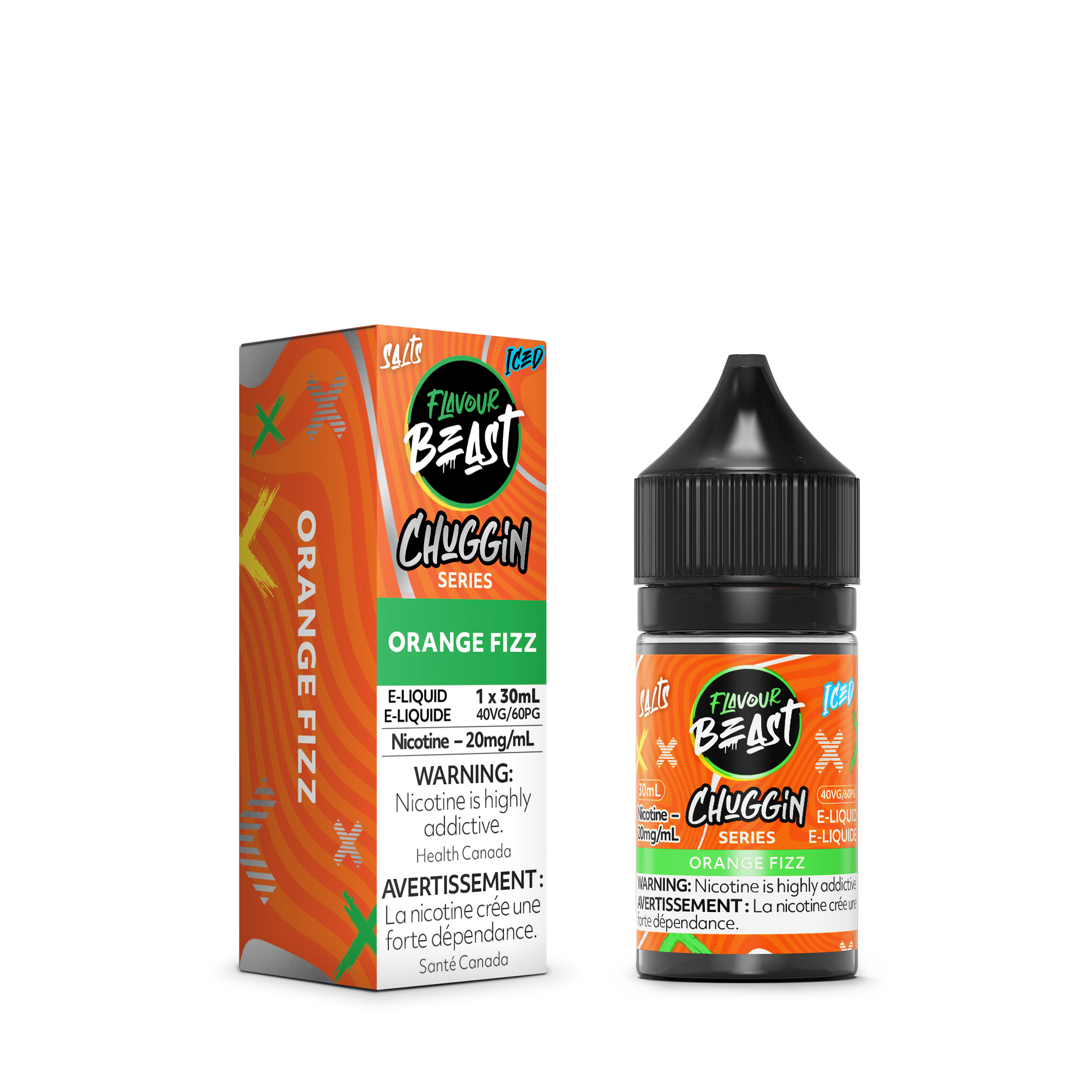 Flavour Beast E-Liquid - Chuggin Orange Fizz