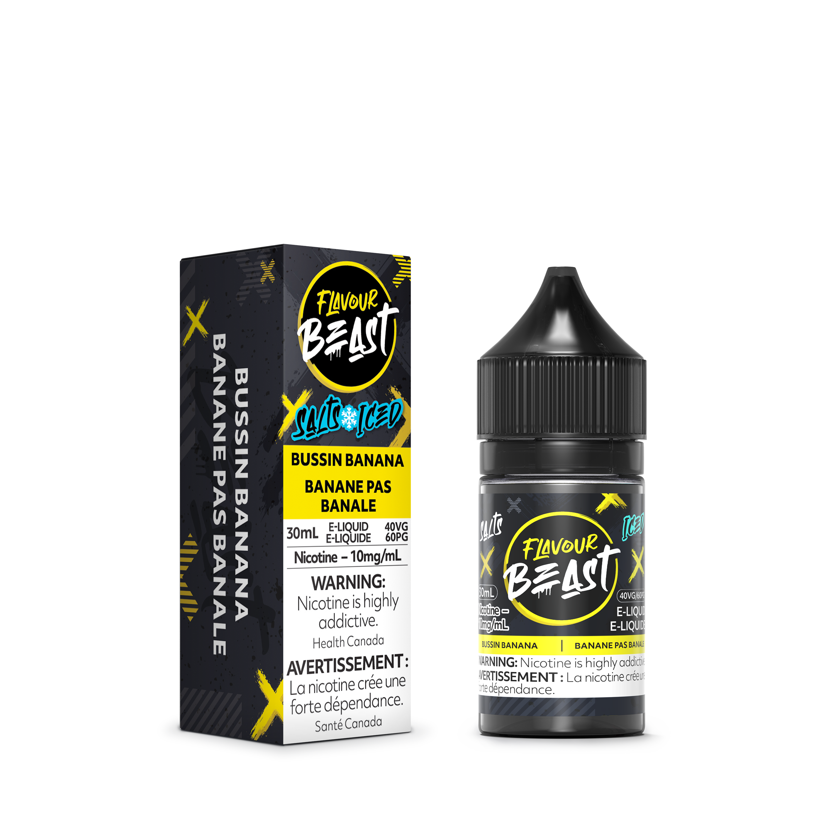 Flavour Beast E-Liquid - Bussin Banana Iced