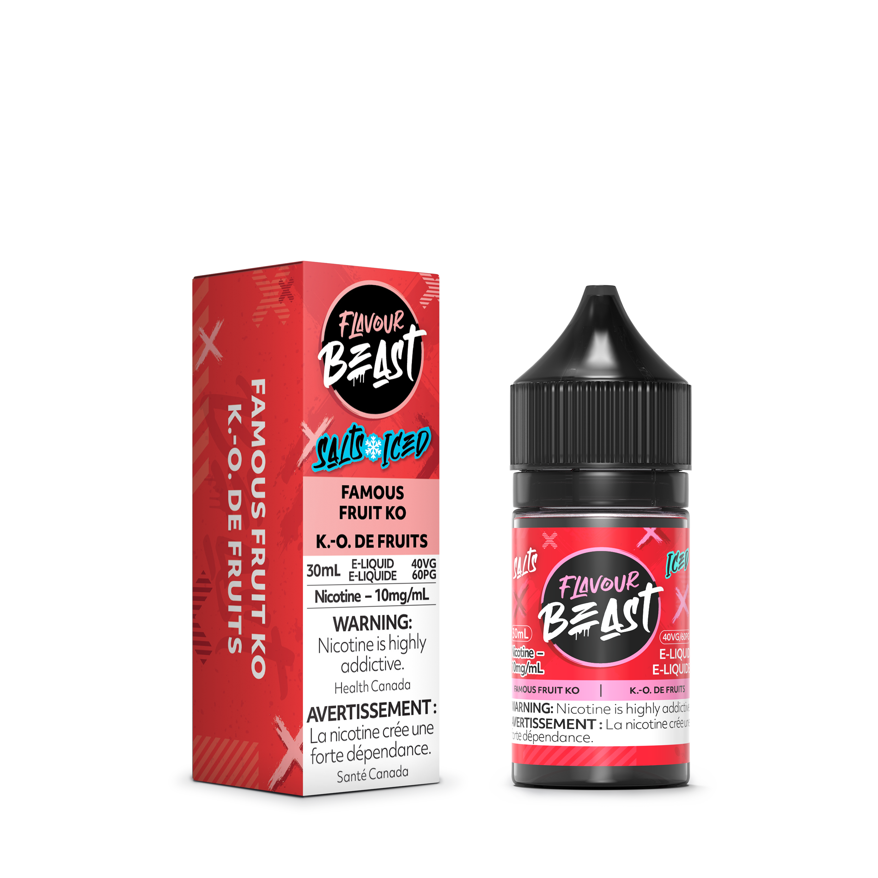 Flavour Beast E-Liquid - Famous Fruit KO Iced