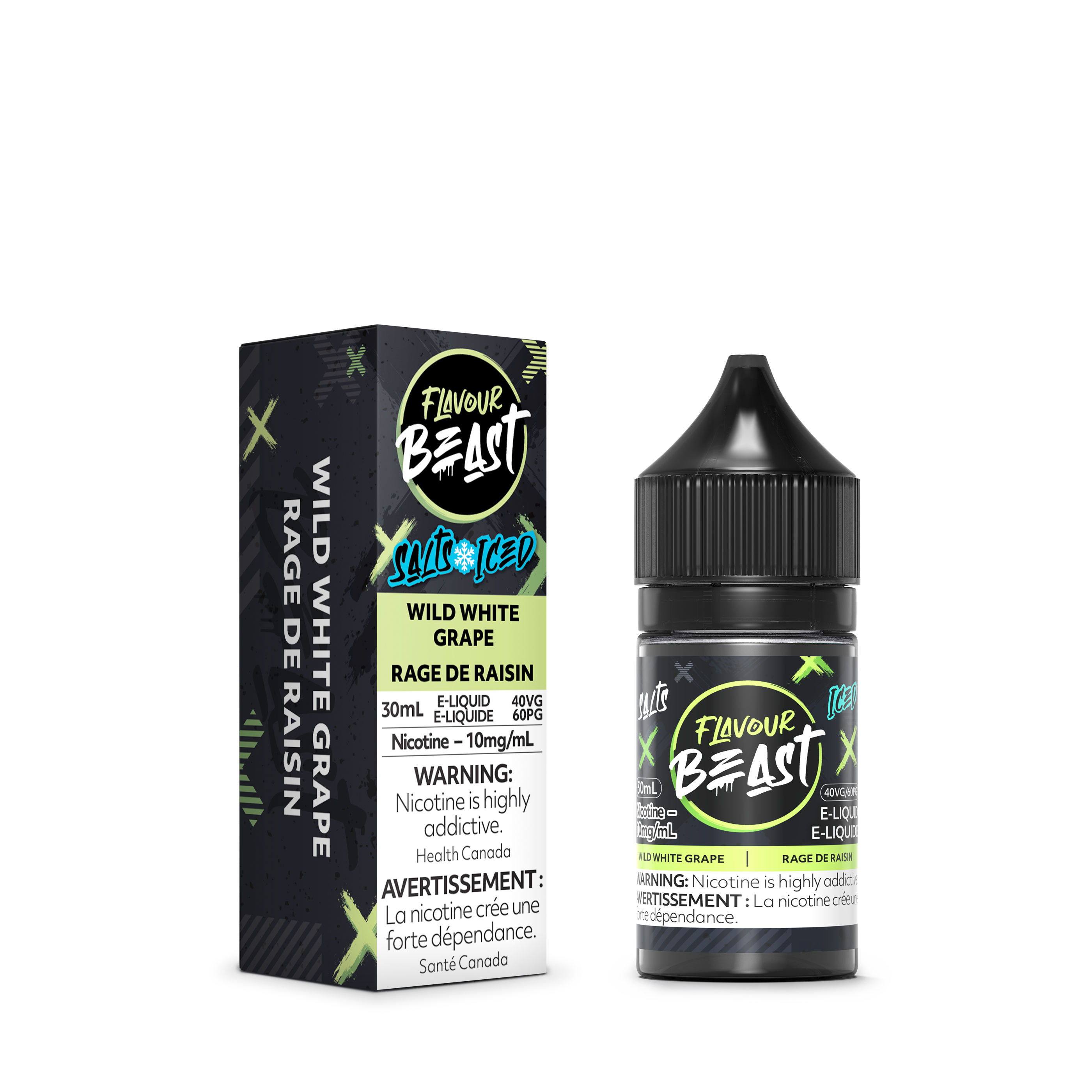 Flavour Beast E-Liquid - Wild White Grape Iced