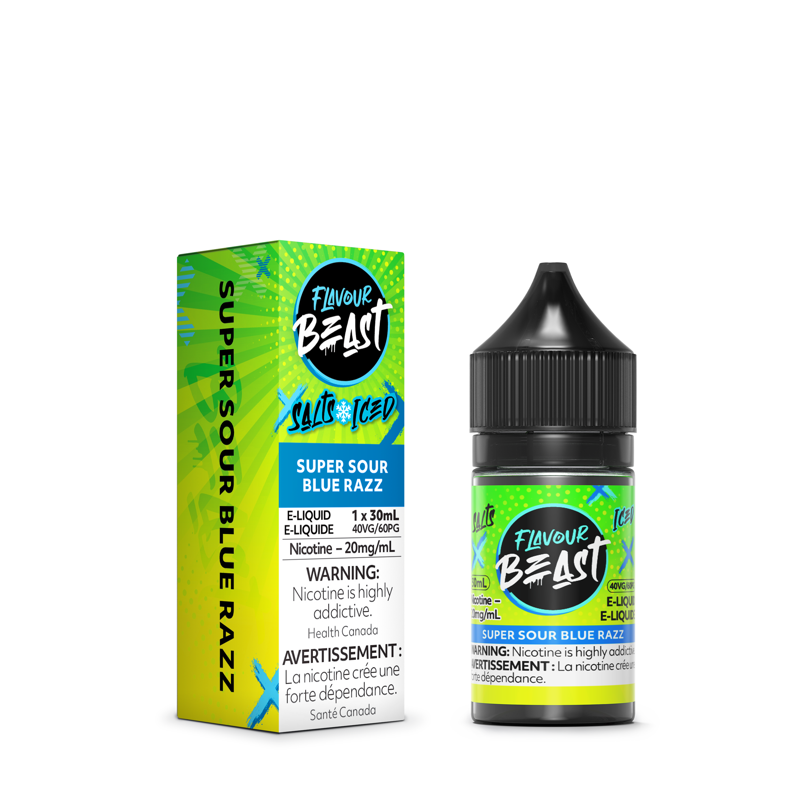 Flavour Beast E-Liquid - Super Sour Blue Razz
