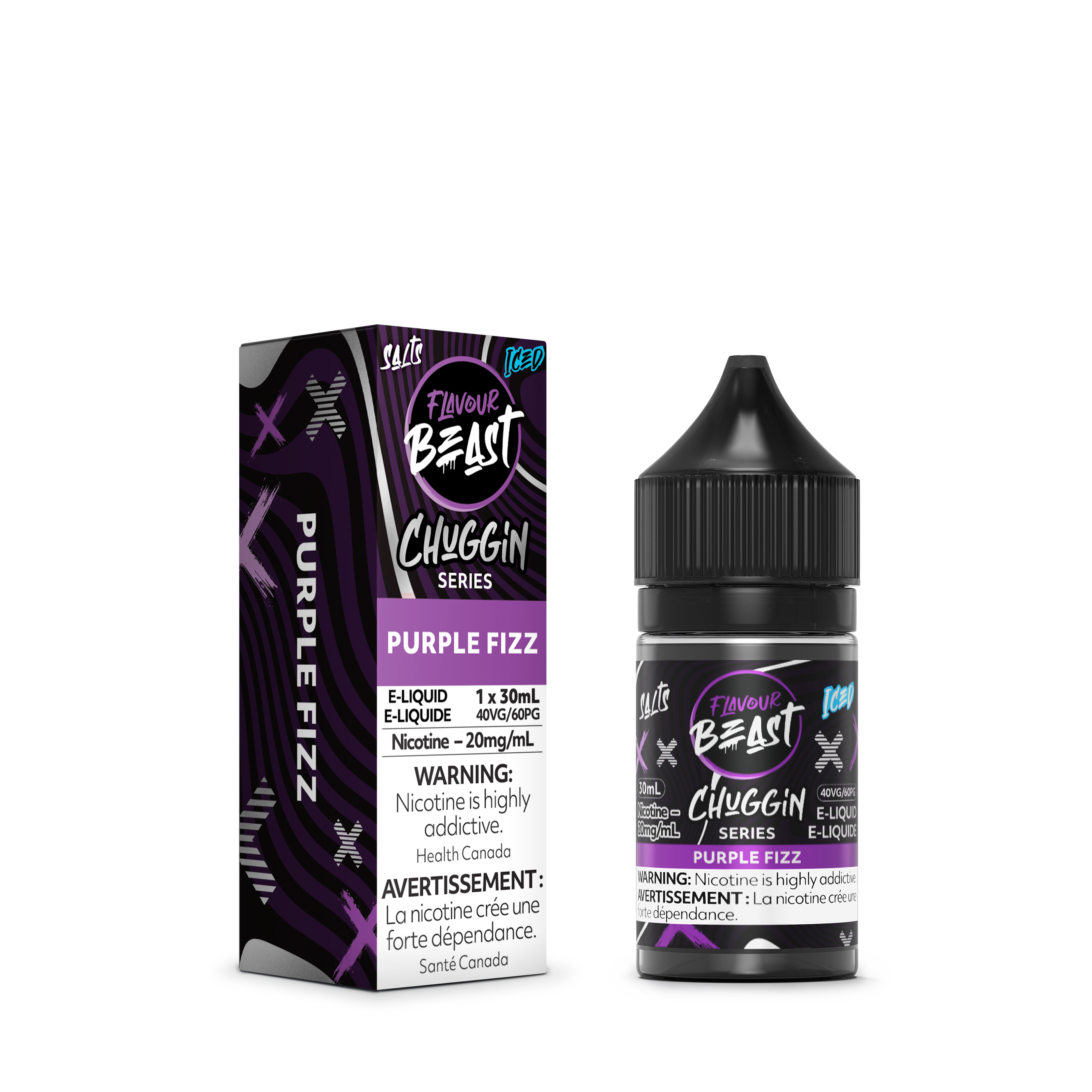 Flavour Beast E-Liquid - Chuggin Purple Fizz