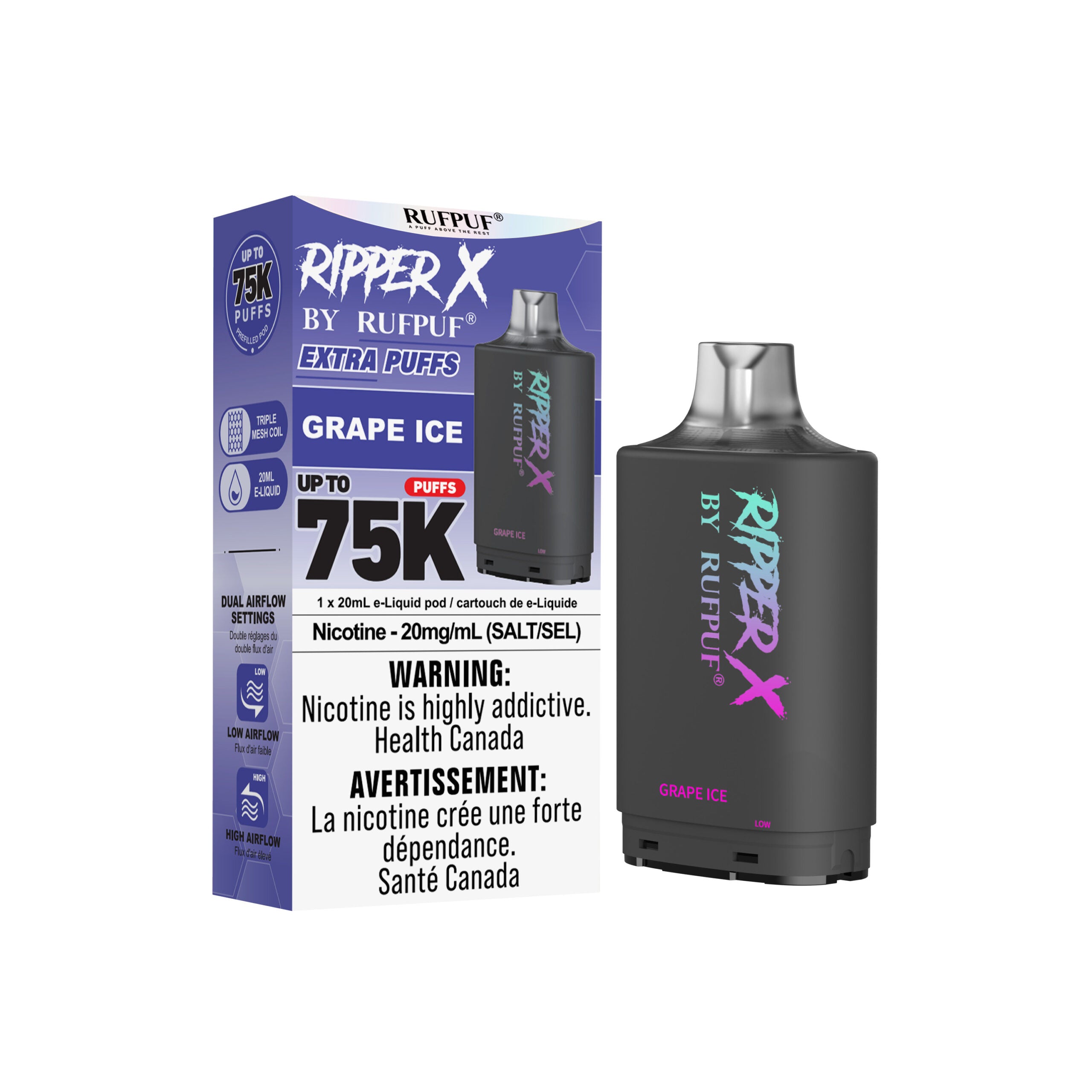 Ripper X 75K - Grape Ice