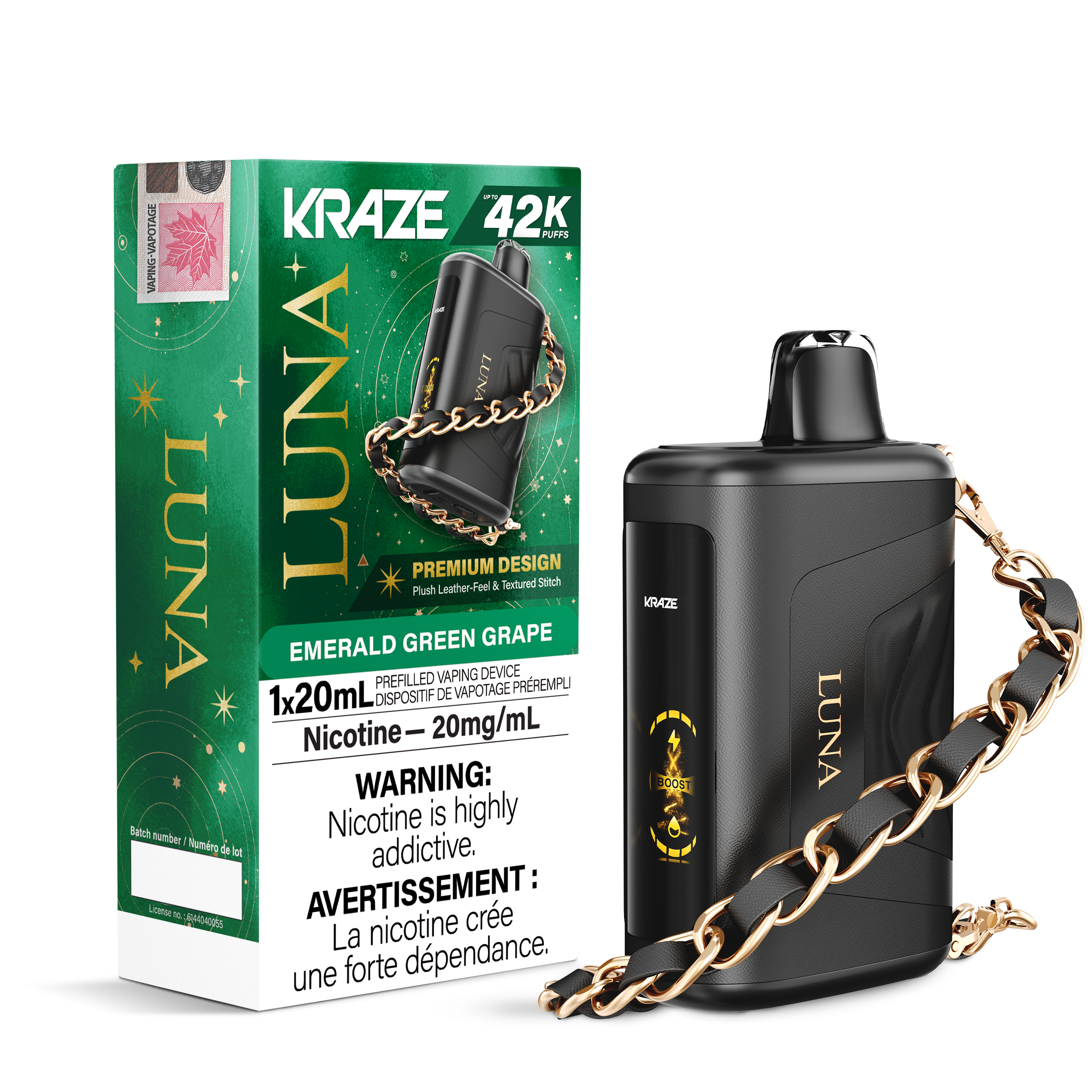 Kraze Luna - Emerald Green Grape