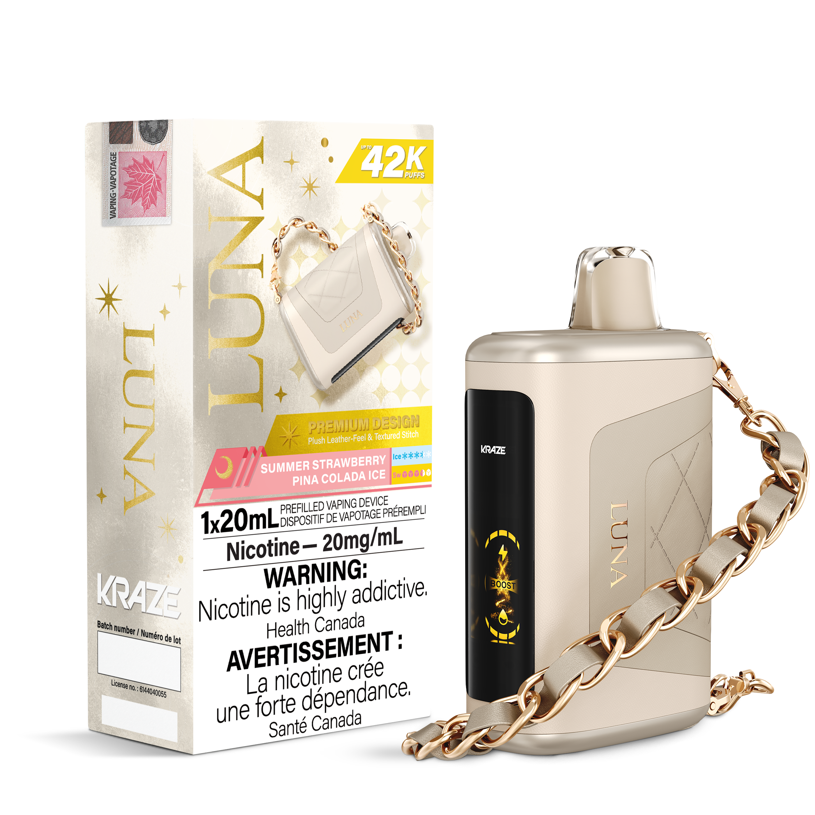 Kraze Luna - Summer Strawberry Pina Colada Ice