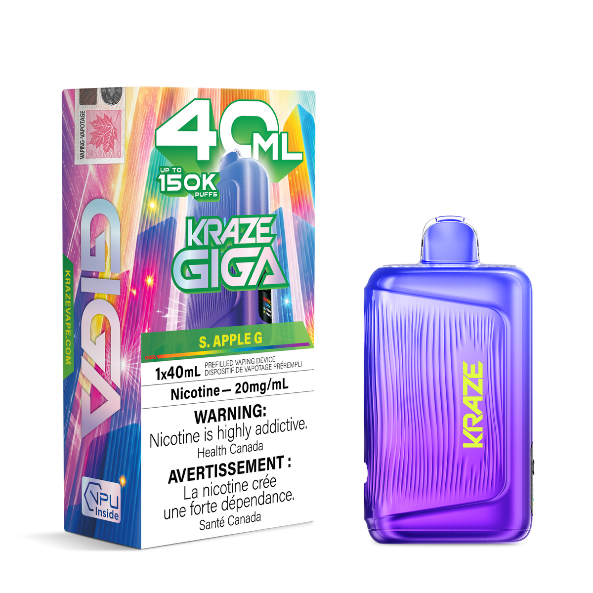 Mr Fog AURA - Splash Blue Coconut | Disposable Vape | Edmonton