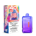 A purple 40 mL disposable vape device next to its colorful retail box on a plain white background. The packaging features vibrant neon graphics and text including '40 ML', 'KRAZE GIGA', and 'S.