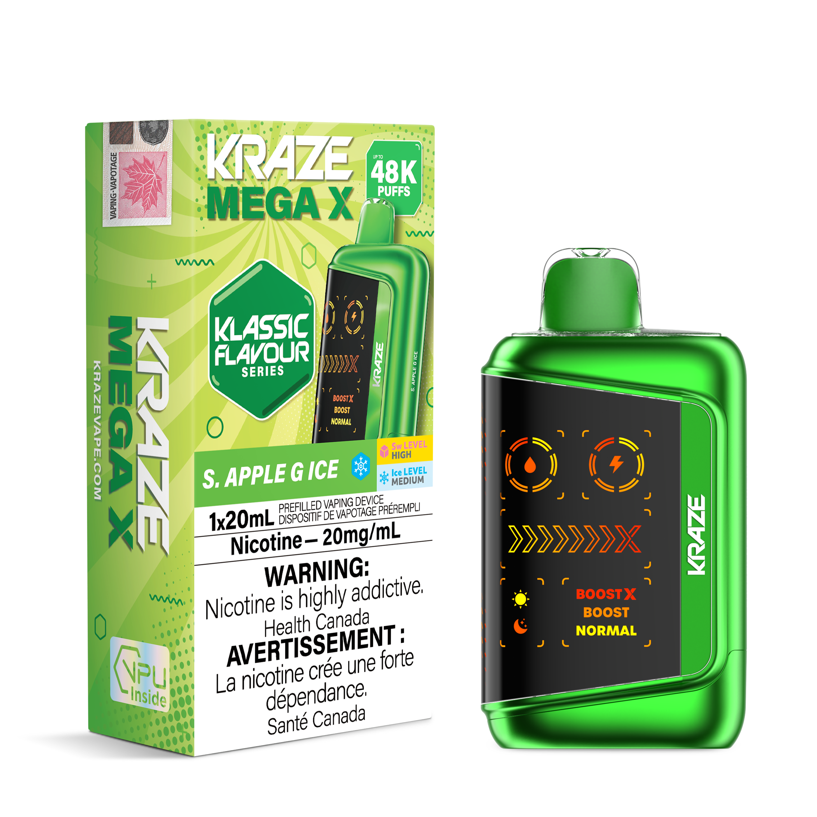 Kraze Mega X - S. Apple G Ice