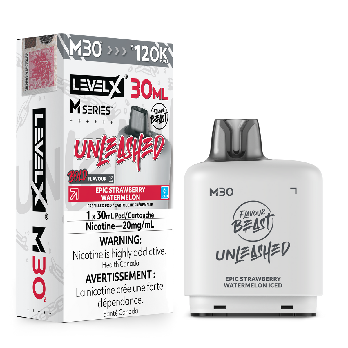 Level X M - Epic Strawberry Watermelon Iced