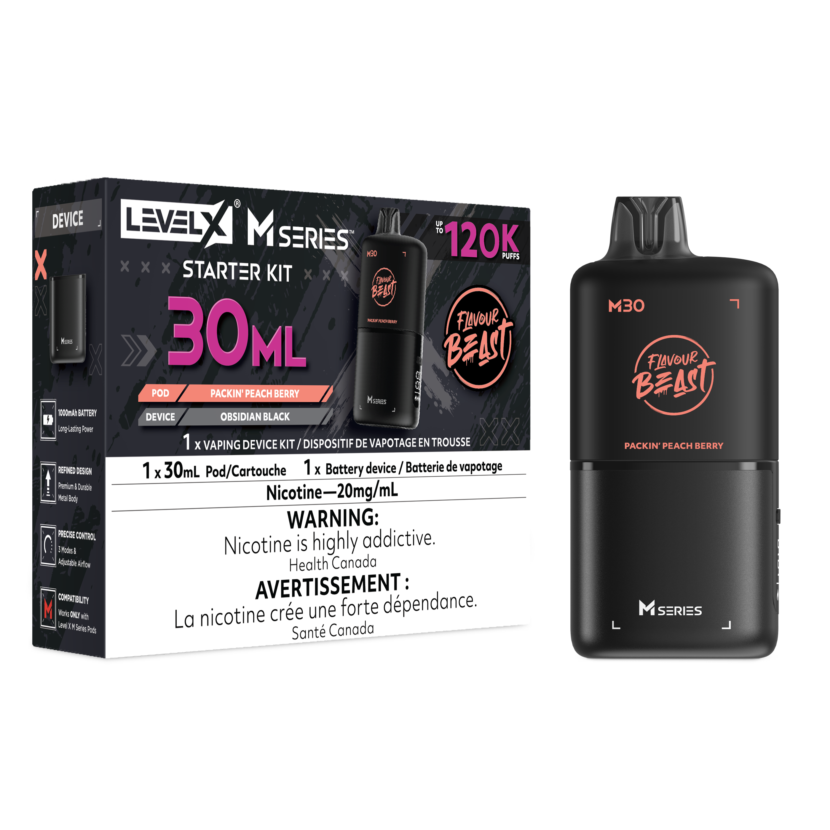 Level X M Starter Kit - Packin' Peach Berry