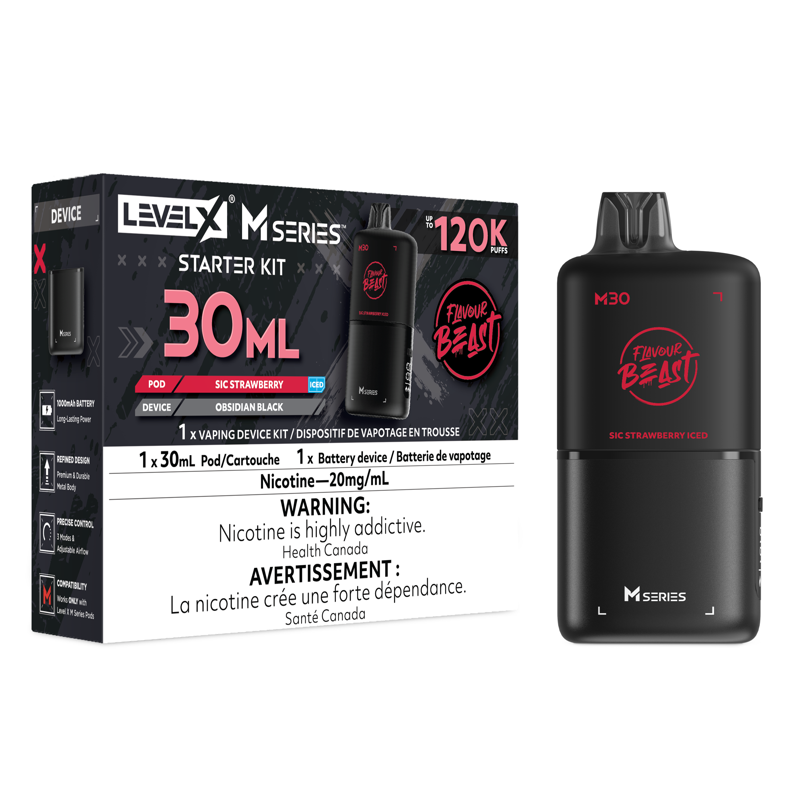 Level X M Starter Kit - Sic Strawberry Iced