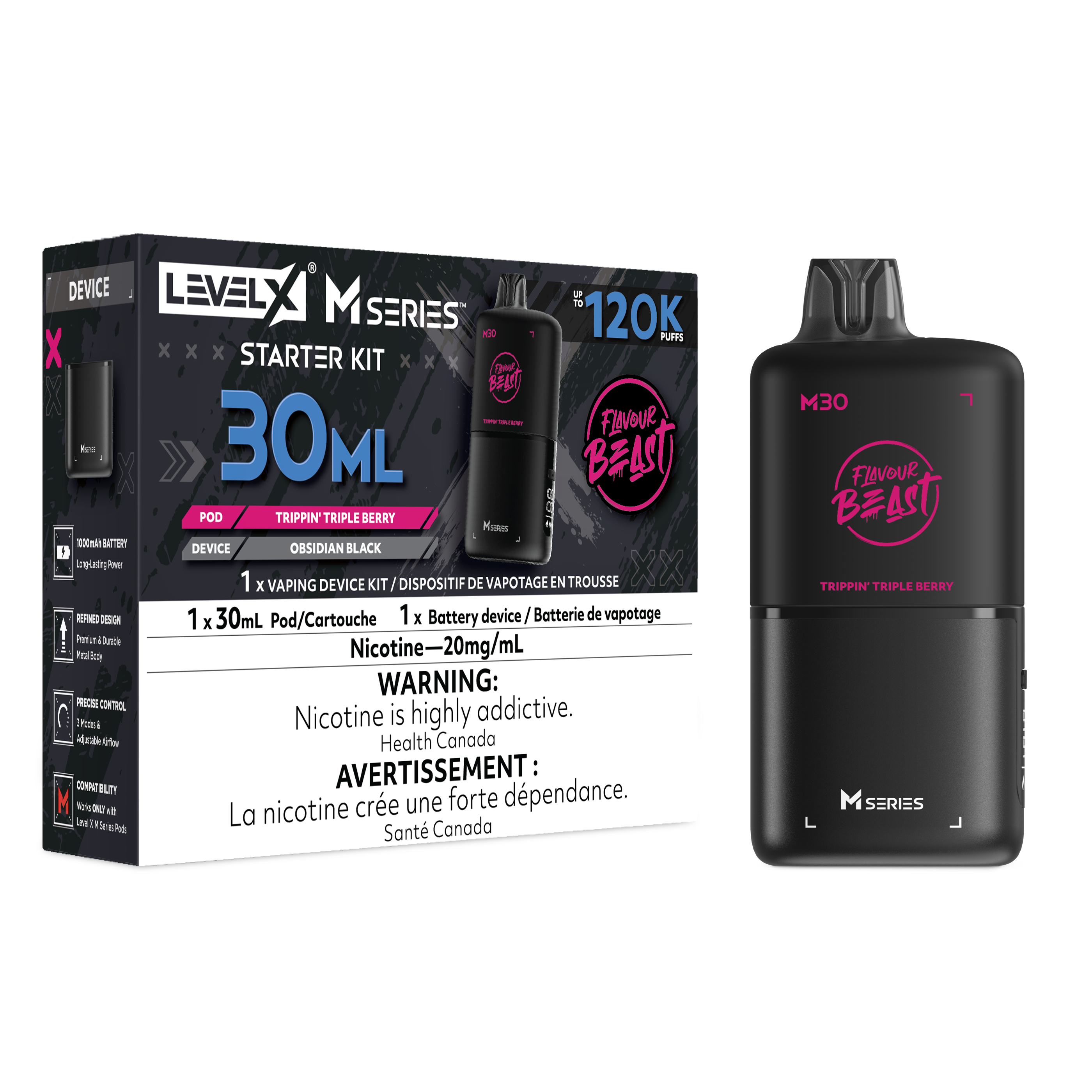 Level X M Starter Kit - Trippin' Triple Berry