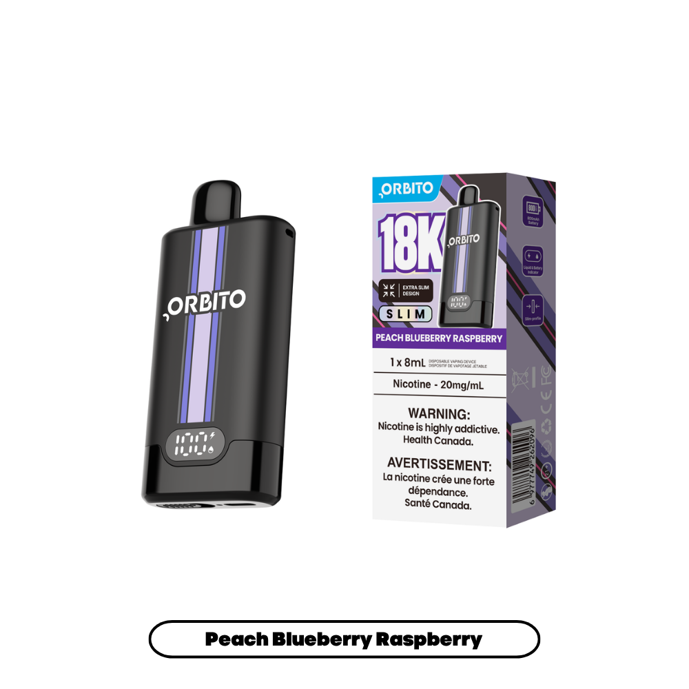 Orbito Slim 18k - Peach Blueberry Raspberry