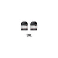 Two vape pods with a 5ML label on a white background