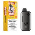 Vaping device with a box labeled 'Alpha Vape' on a white background