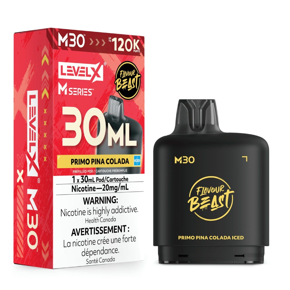 Level X M30 - Primo Pina Colada Iced